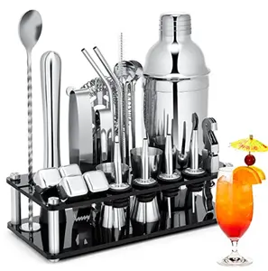 Vente en gros d'ensemble de whisky personnalisé de style populaire ensembles d'outils de bar professionnels accessoires de bar