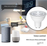 Ampoule LED connectée Zigbee RGBOW à intensité variable, interface GU10, pour éclairage intelligent