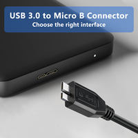 Câble Micro USB 3.0 de 1 m (3,3 pi) haute résistance, haute vitesse, USB 3.0 A vers Micro B avec gaine en PVC pour imprimante