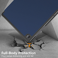 Étui pour Samsung Galaxy Tab A9 Plus 11/A11 Plus 11 pouces 2025 X230, support pliable à trois volets, coque intelligente pour tablette