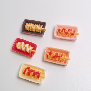 Juguetes <span class=keywords><strong>de</strong></span> Comida en Miniatura para <span class=keywords><strong>Casa</strong></span> <span class=keywords><strong>de</strong></span> <span class=keywords><strong>Muñecas</strong></span>, Torre <span class=keywords><strong>de</strong></span> Patatas Miniatura <span class=keywords><strong>Realista</strong></span>, Postres Dulces, Manualidades para Accesorios <span class=keywords><strong>de</strong></span> Cocina - Product Image 4
