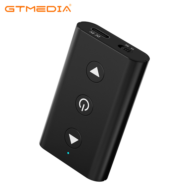 GTMEDIA A2 Bluetooth 5.1 Receiver and Transmitter 2 IN 1 Audio adapter Support portcol RX: A2DP/AVRC TX: A2DP