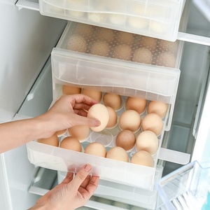 Kitchen Refrigerator Storage Egg Tray Egg Holder Drawer
