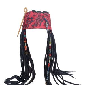 <span class=keywords><strong>Carnaval</strong></span> Pirates Caraïbes Costume Jack Sparrow <span class=keywords><strong>Masque</strong></span> Cosplay Adulte Capitaine <span class=keywords><strong>Pirate</strong></span> Foulard pour Halloween Mascarade Party <span class=keywords><strong>Masque</strong></span> - Product Image 1