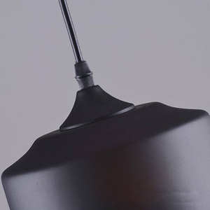 American Nordic Kitchen Island Salle à manger noir suspendu Art Glass shade Bowl Pendant Light - Product Image 5