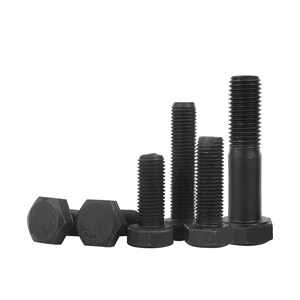 Bullone a Testa Esagonale in Acciaio al Carbonio Nero DIN 933, Grado 12.9 |   Elementi di Fissaggio ad Alta Resistenza (M12-M36) - Product Image 6