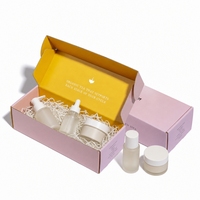 Boîte cadeau cosmétique personnalisée avec logo recyclé, coffret cadeau de luxe pour soins de la peau et parfums, emballage en carton ondulé, boîtes d'expédition