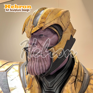 Estatua de acción Marvel Legends <span class=keywords><strong>1</strong></span>_<span class=keywords><strong>1</strong></span>, busto realista de <span class=keywords><strong>Thanos</strong></span>, estatua de fibra de vidrio para decoración del hogar - Product Image 3