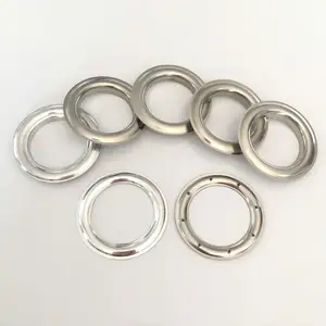 wholesale metal stainless steel eyelet ring curtain accessories 40mm buttonhole eyelet