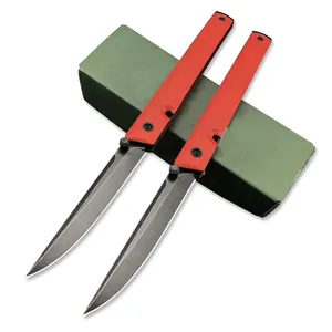 CEO 7096 Red G10 Griff Klappmesser Camping Überleben EDC taktische Messer mit Clip