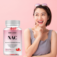 Gummies NAC certifiées Halal OEM avec Resvératrol, Magnésium et CoQ10 pour adultes – Antioxydants et soutien immunitaire