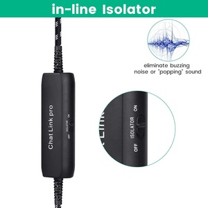 Vente chaude Chat Link Câble audio de casque de jeu détachable pour <span class=keywords><strong>HD60</strong></span> <span class=keywords><strong>S</strong></span> + Chat Link Pro Cable Headphone - Product Image 4