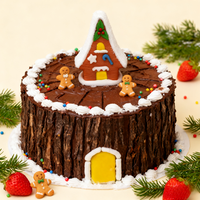 Decoraciones para Pasteles con Forma de Casa NewNY, Empaque Individual, Forma Sólida, 24 Meses de Duración, Decoraciones para Pastelería de Cumpleaños