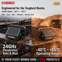 Système BSD universel 24 GHz étanche pour camions et bus lourds, kit de détection d'angle mort pour flotte, garantie 1 an