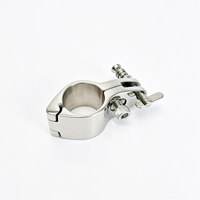 Collier de serrage articulé en acier inoxydable AISI 316 pour tube de bimini avec goupille à dégagement rapide pour quincaillerie de garde-corps de bateau et yacht