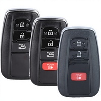 Clé télécommande intelligente universelle Autel IKEYTY8A3AL/IKEYTY8A3BL/IKEYTY8A4AL 3B/4B pour utilisation avec clé intelligente KM100 IM508 IM608 Noir
