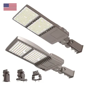 Luz LED de calle para exteriores, foco de luz LED de 100W, 150W, 200W, 240W, 300W, 400W y W para estacionamiento en exteriores, disponible en EE. UU.