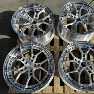 Rines de Auto Forjados de 2 Piezas Cóncavos Plateados Cepillados Personalizados GPW para <span class=keywords><strong>BMW</strong></span> M2 M3 M4 M5 <span class=keywords><strong>M8</strong></span> RS3 RS4 RS5 RS6 Avant RS7 C63 E63 <span class=keywords><strong>GTR</strong></span> 911 - Product Image 3