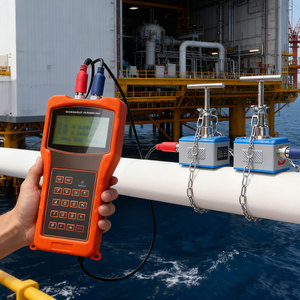 Độ chính xác cao siêu âm lưu lượng kế chính xác và đáng tin cậy đo cầm tay siêu âm Flow Meter - Product Image 1