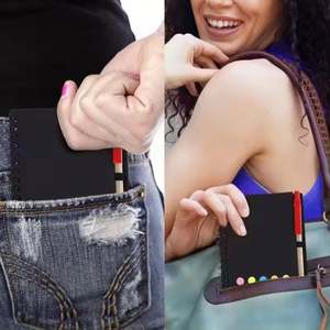 Memo <b>Sticky</b> <b>Notes</b> Flag Kraft Paper Notebook Mini Small Notebook Custom Notepads With Pen and <b>Sticky</b> <b>Notes</b> - Product Image 6