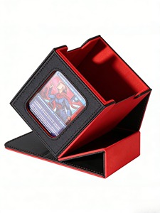 Caja de Almacenamiento de Cartas de PU Premium, Distribuidor Directo, Más de 1800 Cartas de Warhammer <span class=keywords><strong>Onmyoji</strong></span> TCG, Impresión de Logotipo Personalizado, Organizador del Hogar, Regalo - Product Image 2