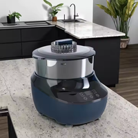 Mélangeur électrique de cuisine en acier inoxydable avec fonction de chauffage Nouveau batteur sur socle Mélangeur de pâte Appareils ménagers Bol mélangeur
