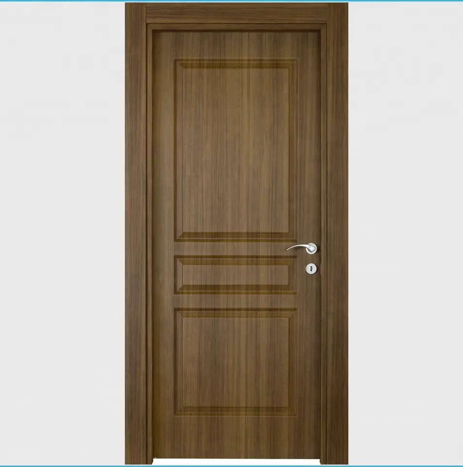 La cina produce una porta interna in legno massello Mdf/Hdf con telaio in Wpc impermeabile