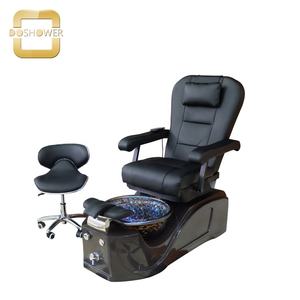 Chaise de pédicure noire avec chaise de pédicure Kenmisc Spa pour chaise de pédicure hydraulique - Product Image 4