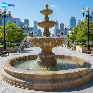 Fontaine <span class=keywords><strong>en</strong></span> granit personnalisée, pierre naturelle, solide, sculptée à la main, luxueuse, classique, <span class=keywords><strong>jardin</strong></span> extérieur, haute qualité - Product Image 3