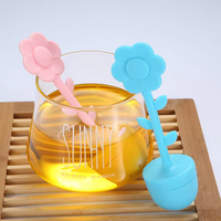 Infuseur en silicone de haute qualité OKSILICONE, filtre diffuseur en forme de fleur pour thé en vrac, pour théière, tasse à thé, mugs, infuseur à thé