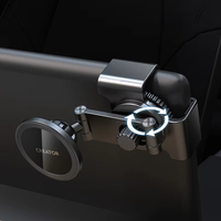 Braket Ekstensi Logam, Pemasangan di Samping Layar Laptop Tesla Model 3/Y/X/S Dudukan Ponsel Magnetik di Mobil