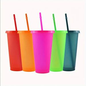 Bestseller 50 Count Large-Capacity Eco-Friendly PP <b>Plastic</b> Straw <b>Cup</b> Iridescent Glitter-Accented Design Modern Minimalist Trendy - Product Image 1