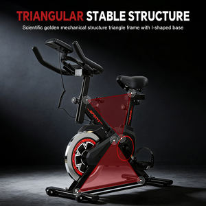 Vélo d'exercice stationnaire en acier de haute qualité, vélo de spinning pour l'entraînement en salle, équipement de fitness pour la maison, vélo de sport - Product Image 5