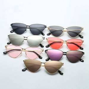 Gafas de Sol de Moda 2019 para Mujer, Gafas de Sol de Metal Negro, Gafas de Sol de Ojo de Gato para Mujer - Product Image 6