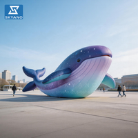 Baleine Gonflable Géante, Créature Marine Fantastique pour la Décoration d'Exposition