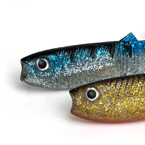 Esche Artificiali Morbide da Pesca 80mm 100mm 125mm, Wobblers PaddleTail Shad con Azione di Nuoto Realistica, Esche per Bass - Product Image 6
