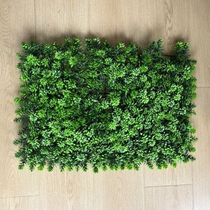 頑丈な構造のプラスチック製人工垂直植物壁、モダンなデザイン、40x60cm、屋内外兼用、多用途 - Product Image 6