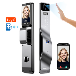 Tuya Video <span class=keywords><strong>intercom</strong></span> 3D mặt cerradura inteligente tự động điện wifi máy ảnh vân tay kỹ thuật số thông minh khóa cửa - Product Image 1