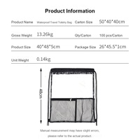 Sac à dos transparent en PVC personnalisé avec cordon de serrage, étanche, style féminin, motif lettres, vente en gros