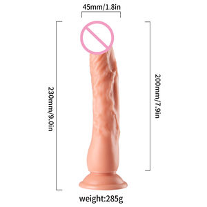 OEM/ODM Factory Großhandel Realistische <span class=keywords><strong>TPE</strong></span> <span class=keywords><strong>Dildo</strong></span> für Frauen <span class=keywords><strong>8</strong></span> Zoll Anal Dildos Sexspielzeug für Erwachsene Fleisch Dünne <span class=keywords><strong>Dildo</strong></span> absaugung für Mädchen - Product Image 2