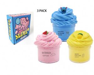 Vente en gros de slime en plastique moelleux en forme de licorne, 3 couleurs, jouet éducatif pour enfants, certifié EN71, 100g - Product Image 2
