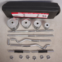 Haltère et haltère Logo personnalisé Fit Gym Equipment Case Curl bar Poids Set Réglable Fer 55kg Haltère Ensemble