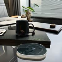 2024 vente en gros chaude contrôle de température intelligent tasse électrique offre directe coffret cadeau en céramique mate 55 degrés tasse tasse à café
