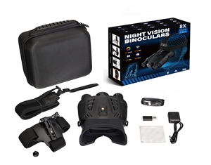 <span class=keywords><strong>Jumelles</strong></span> numériques tactiques optiques avec écran de 2,4 pouces, vision nocturne infrarouge numérique avec fixation sur casque - Product Image 4