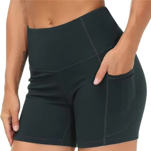 กางเกงขาสั้นเอวสูงสำหรับ<span class=keywords><strong>ผู้หญิง</strong></span>กางเกงขาสั้นสำหรับใส่วิ่งออกกำลังกายฟิตเนสควบคุม - Product Image 5