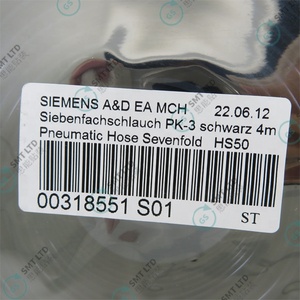 00318551S03 ท่อเซเว่นโฟลด์ PK-3 สีดำ 4 เมตร สำหรับ SIEMENS SIPLACE ASM - Product Image 2