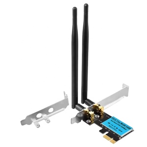 Dual Band PCI E <b>Wireless</b> Network Card 2.4GHz&5GHz PCI-E WiFi Adapter for <b>PC</b> Desktop Dual Band PCI E <b>Wireless</b> Network Card - Product Image 1