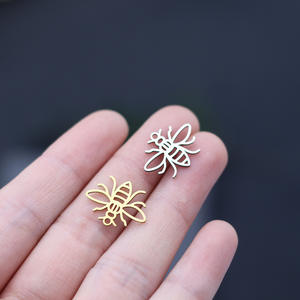 Qiandi สินค้าใหม่จี้สเตนเลสน่ารักและแมลงอุปกรณ์เครื่องประดับแบบทำมือ - Product Image 1