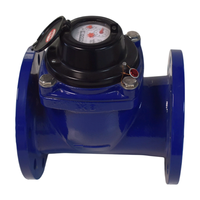 Large Diameter Woltmann Digital Water Meter IP68 OEM Low Pressure Loss Flow Meter for Farm Industrial Water Pipeline Monitoring