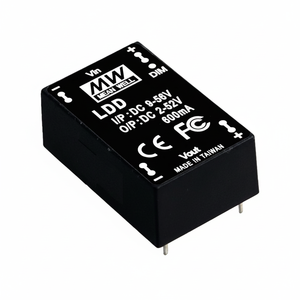 Convertisseur DC-DC Mean Well LDD 1200LS, entrée 12V/24V, sortie 1200mA, 36W, pilote LED à canal unique, topologie Buck - Product Image 2